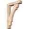 Ekena Millwork Merced Block Smooth Bracket w/ Offset Brace, Douglas Fir, 5 1/2"W x 24"D x 36"H BKT0604X24X36MRC05SDF - alternate 1